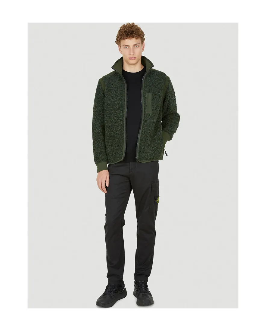 High-Necked Zipper Casual Jacket