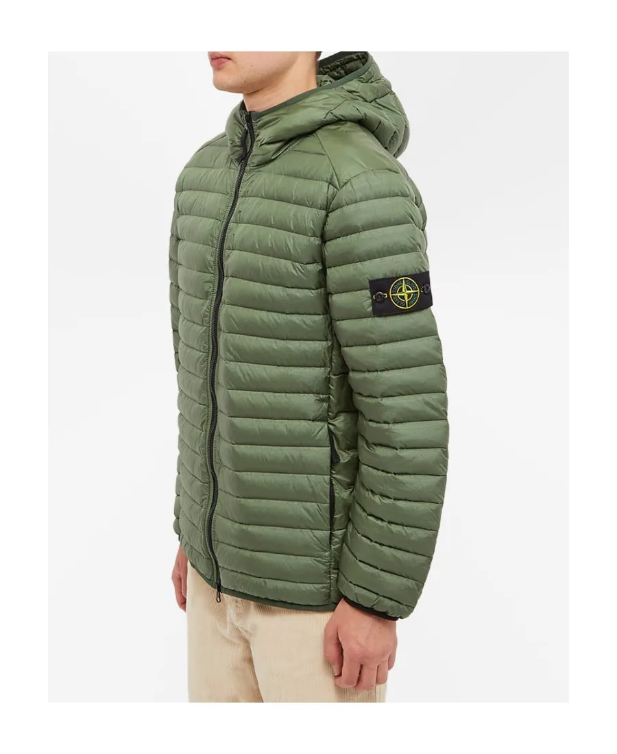 Compass-Patch Puffer Jacket