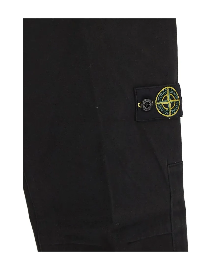 Logo Patch Cargo Trousers
