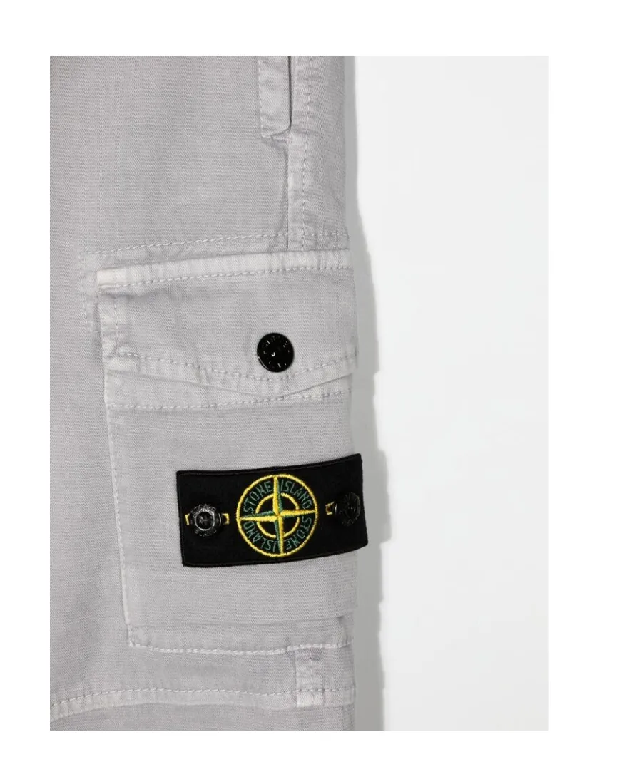 Teen Logo-Patch Straight-Leg Trousers