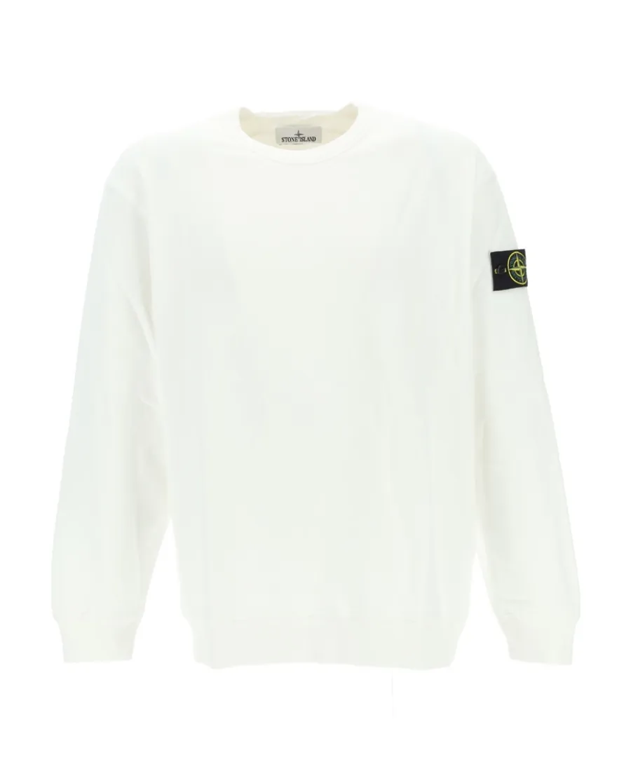 Compass-Patch Cotton Sweatshirt