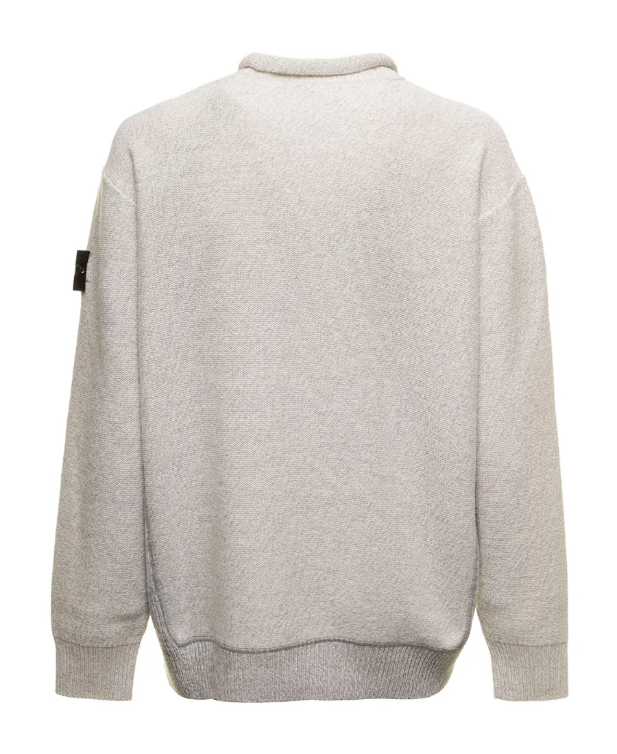 Compass-Patch Roll-Neck Jumper