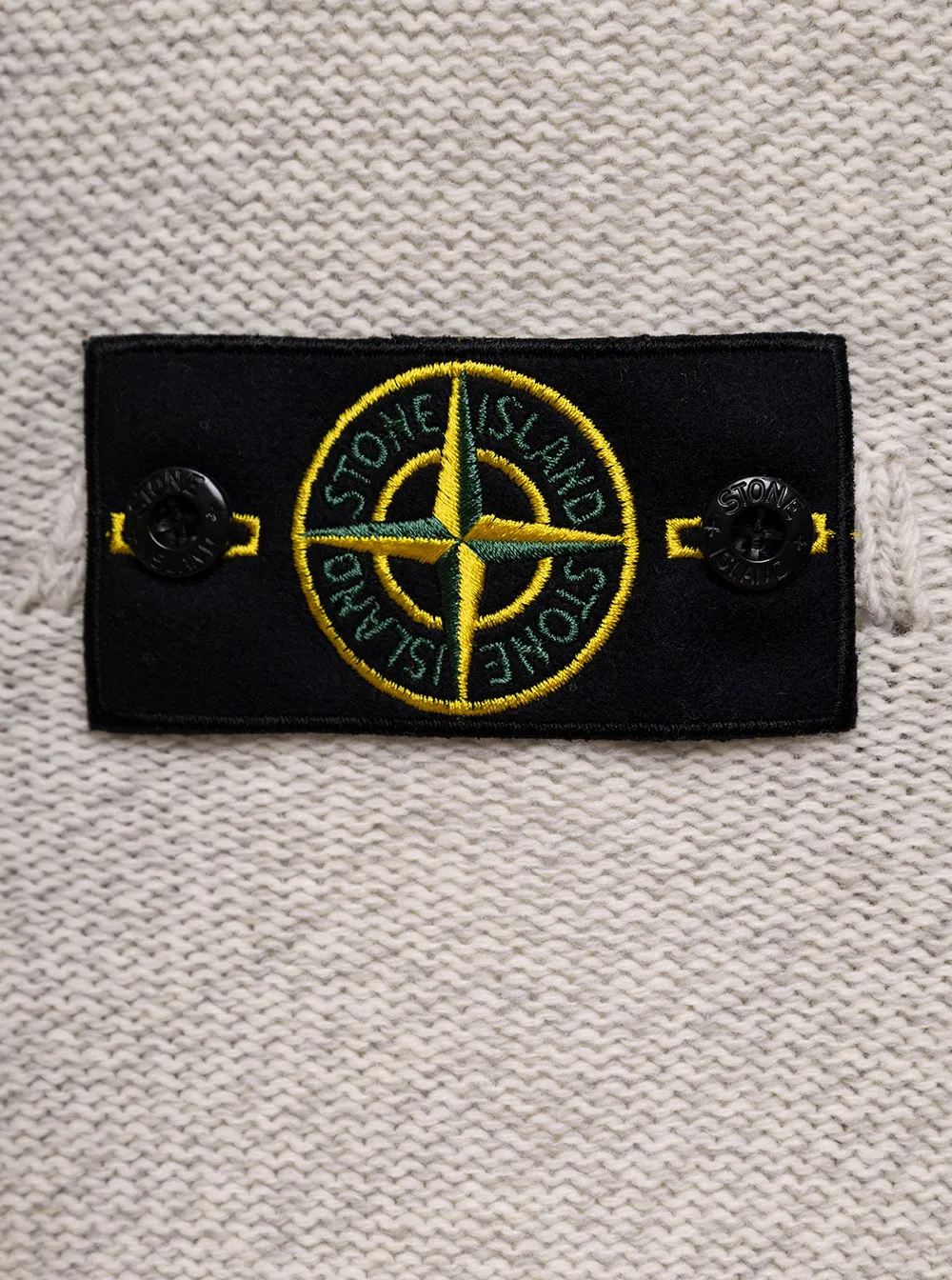 Compass-Patch Roll-Neck Jumper