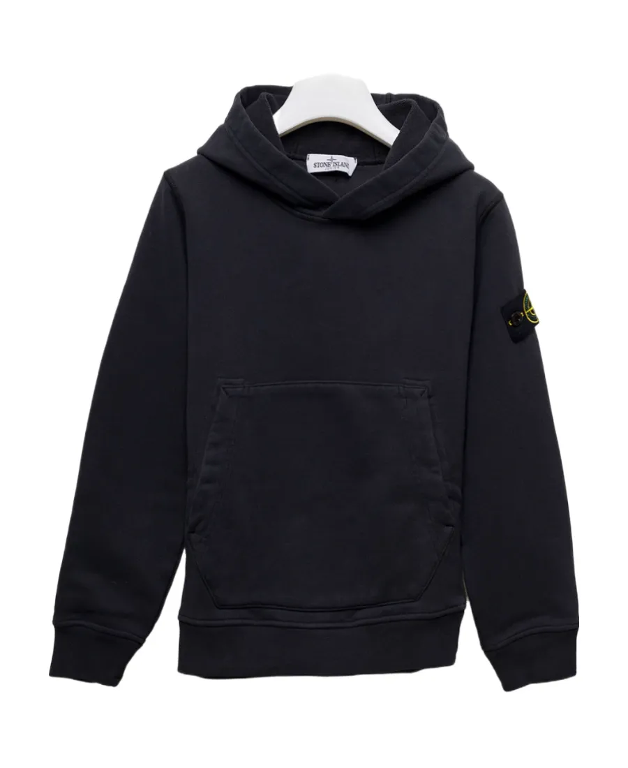 Logo Patch Long-Sleeved Hoodie