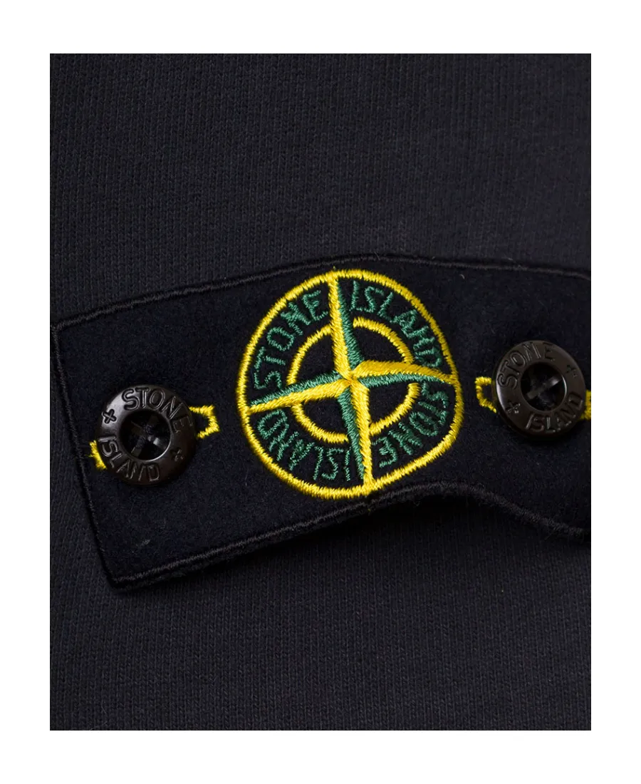 Logo Patch Long-Sleeved Hoodie
