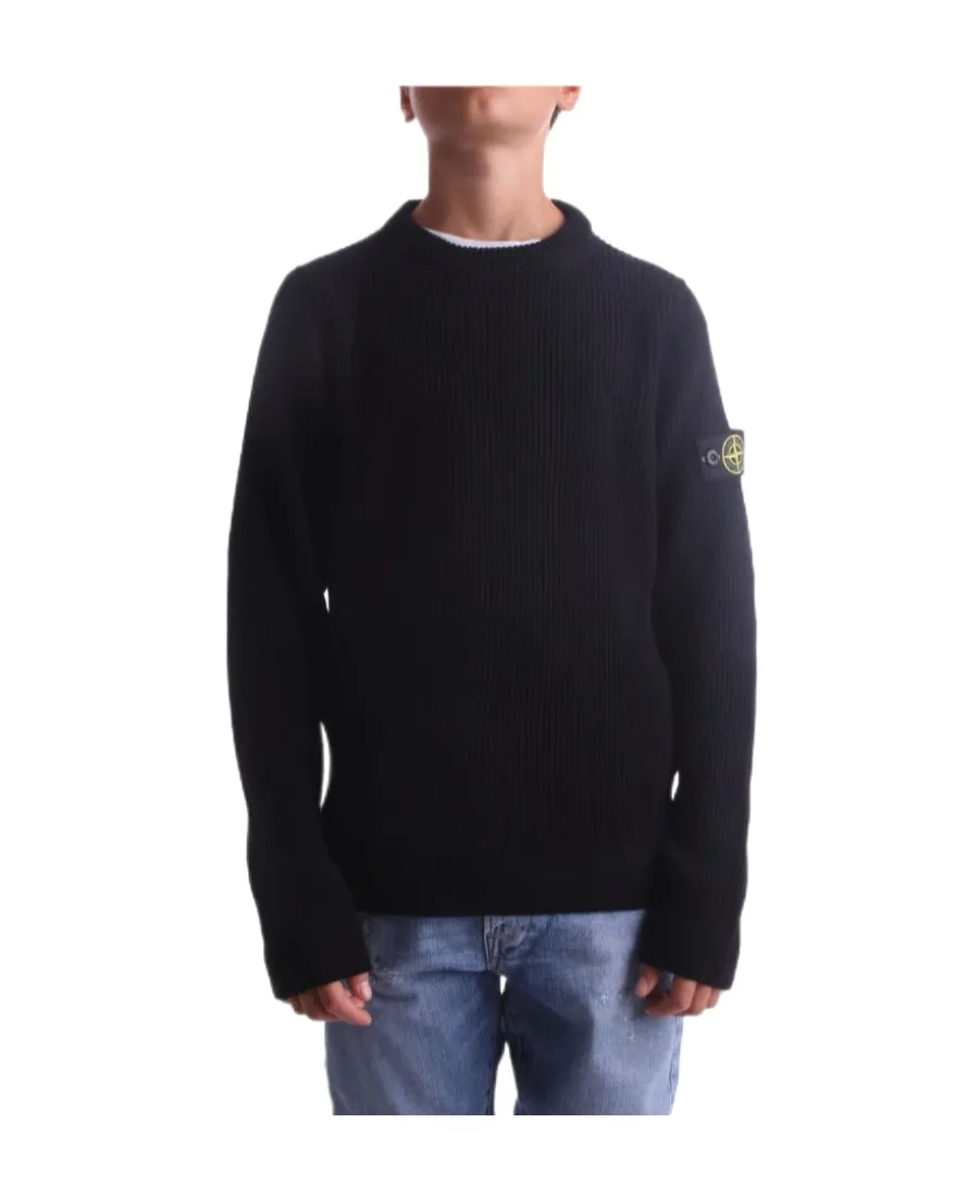 Long-Sleeved Round Neck Sweater