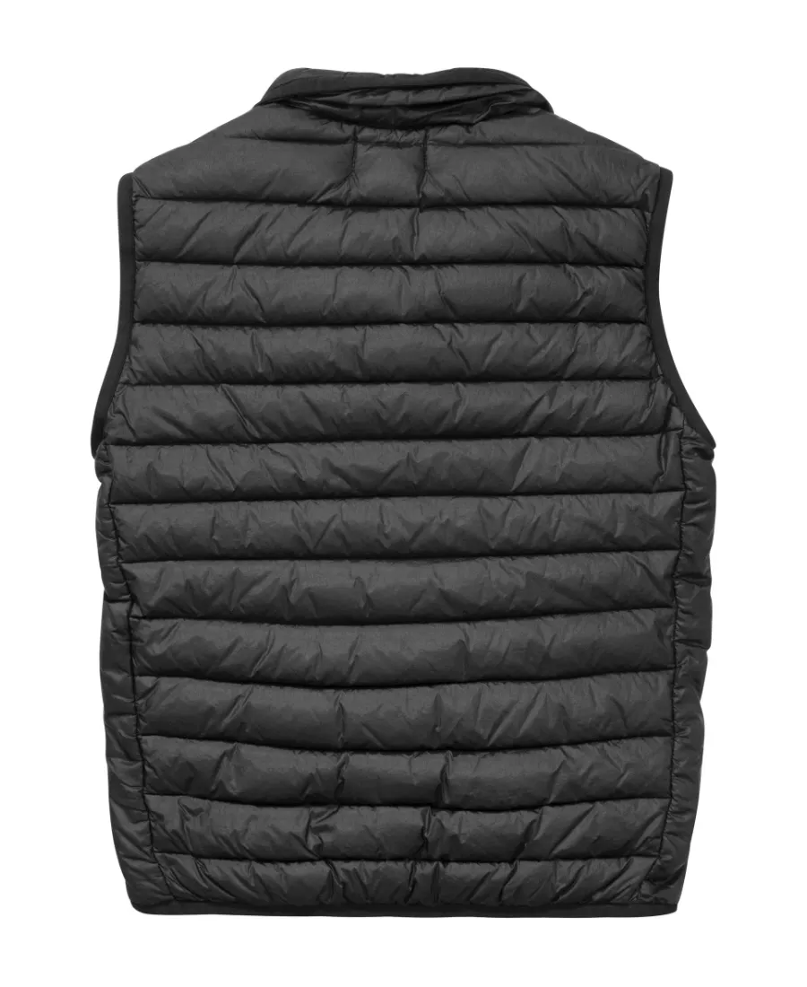 Junior Chest Logo-Patch Zipped Gilet