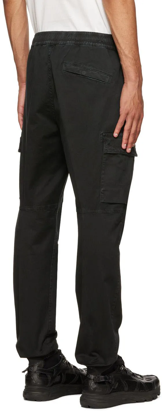 Logo Patch Tapered Cargo Trousers