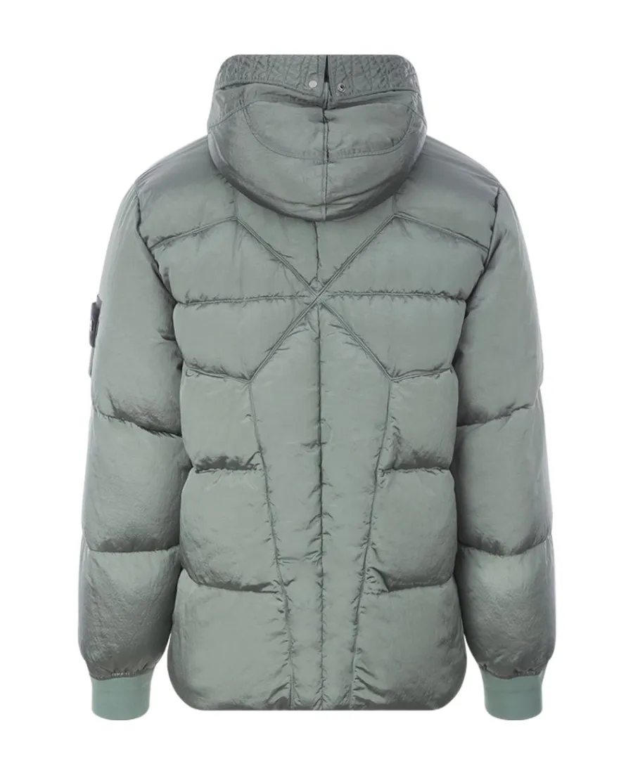 Compass Logo-Patch Padded Jacket