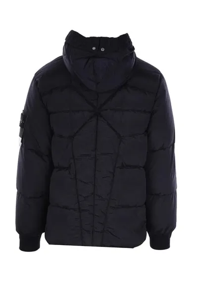 Compass Logo-Patch Padded Jacket