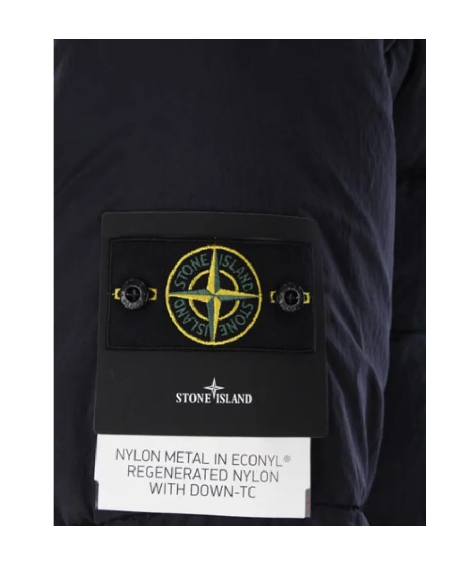 Compass Logo-Patch Padded Jacket