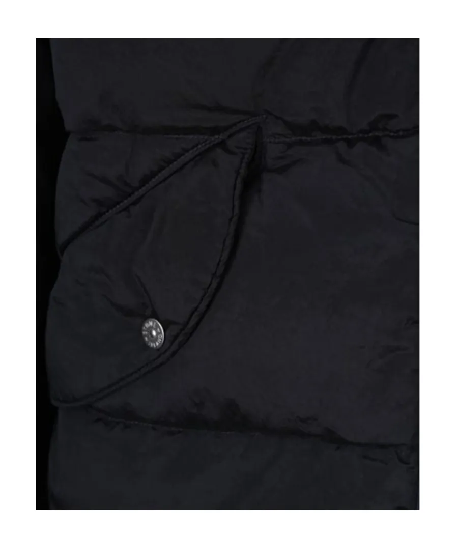 Compass Logo-Patch Padded Jacket