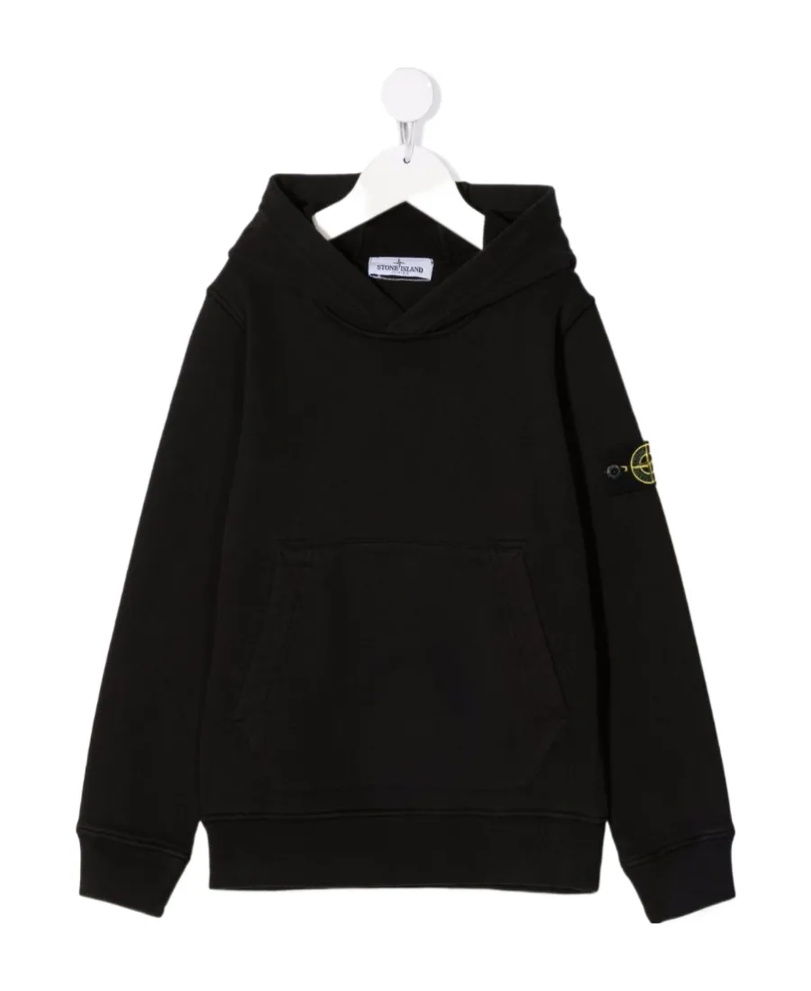Logo Patch Long-Sleeved Hoodie