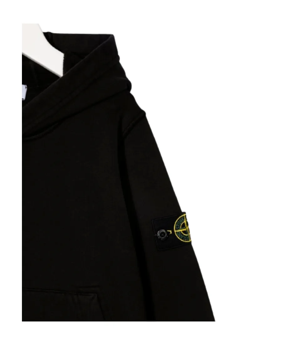 Logo Patch Long-Sleeved Hoodie