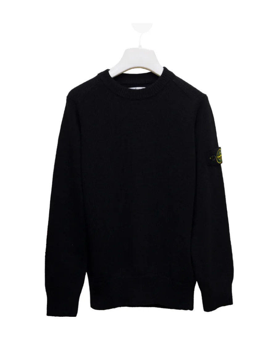 Logo-Patch Knitted Jumper