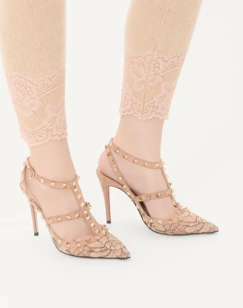 Ankle Strap Rockstud Pumps