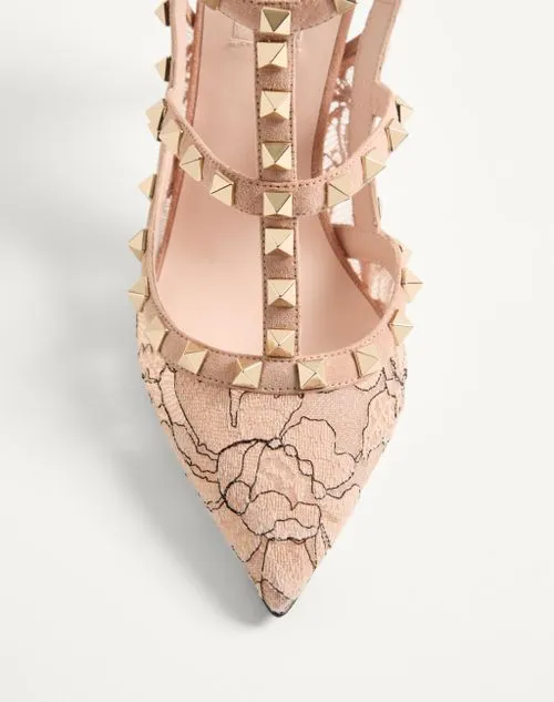Ankle Strap Rockstud Pumps