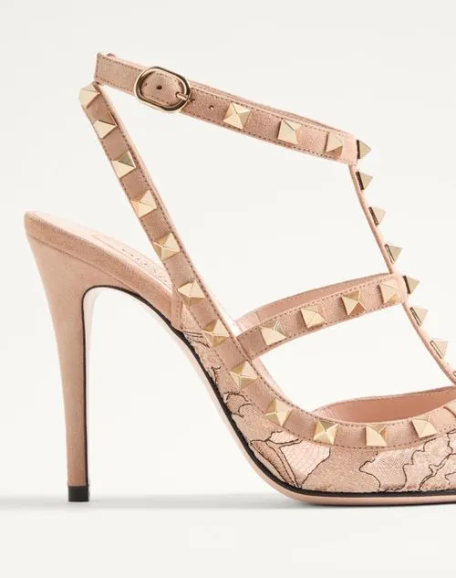 Ankle Strap Rockstud Pumps