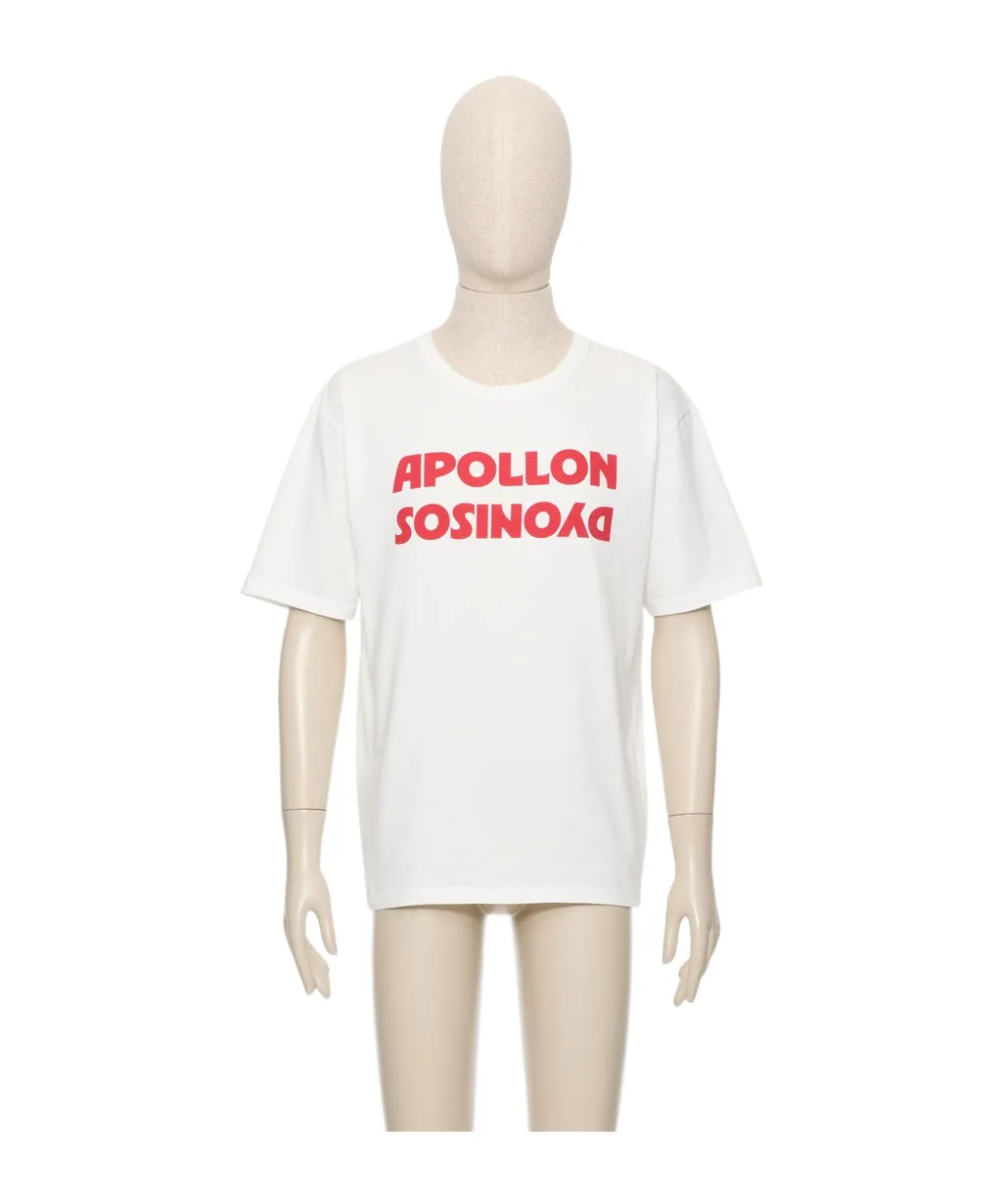 Apollon Dyonisos-Printed Crewneck T-Shirt