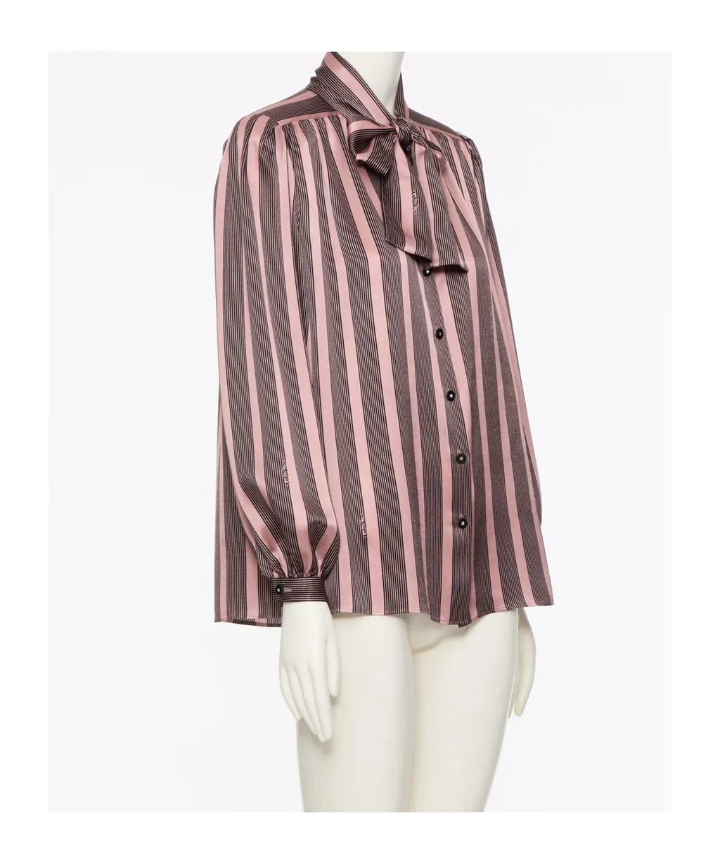Striped Button-Up Top