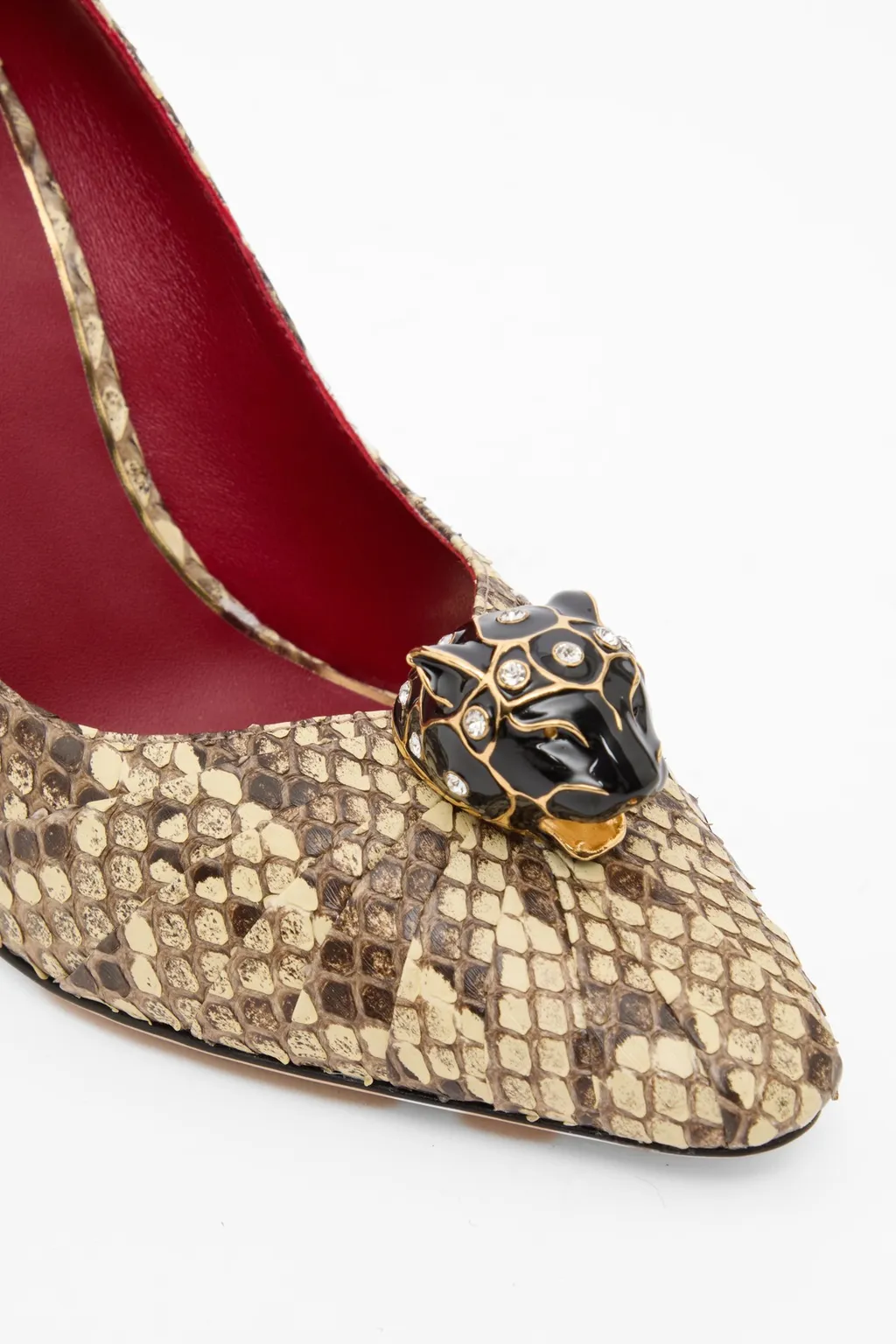Animal Printed Pointed Toe Pumps