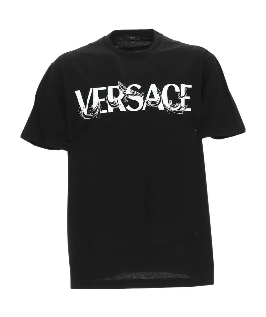Barocco Silhouette-Print Cotton T-Shirt