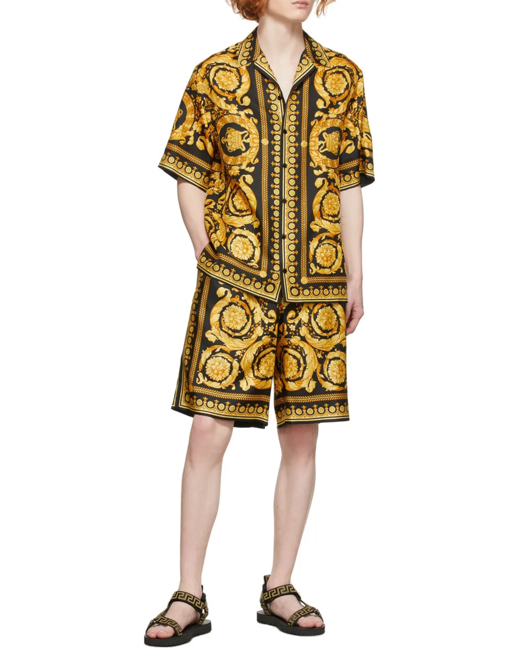 Barocco Print Bermuda Shorts