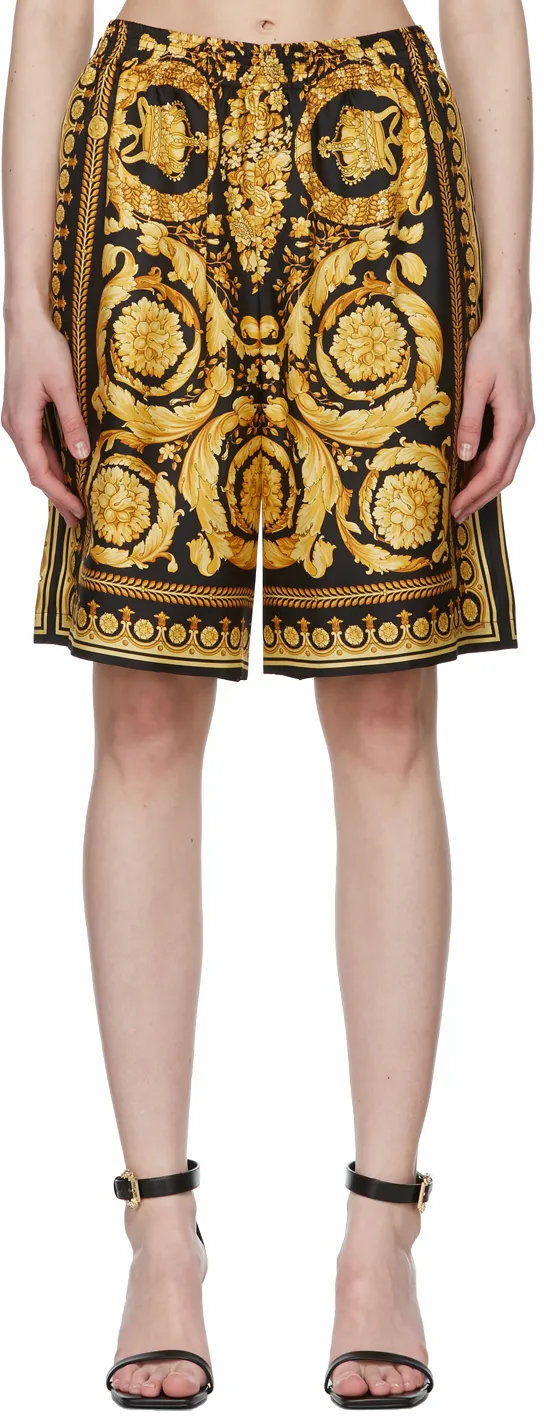 Barocco Print Bermuda Shorts