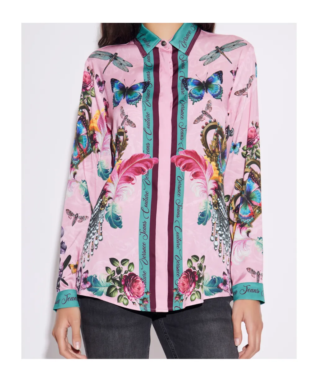 Patterned Long-Sleeved Shirt
