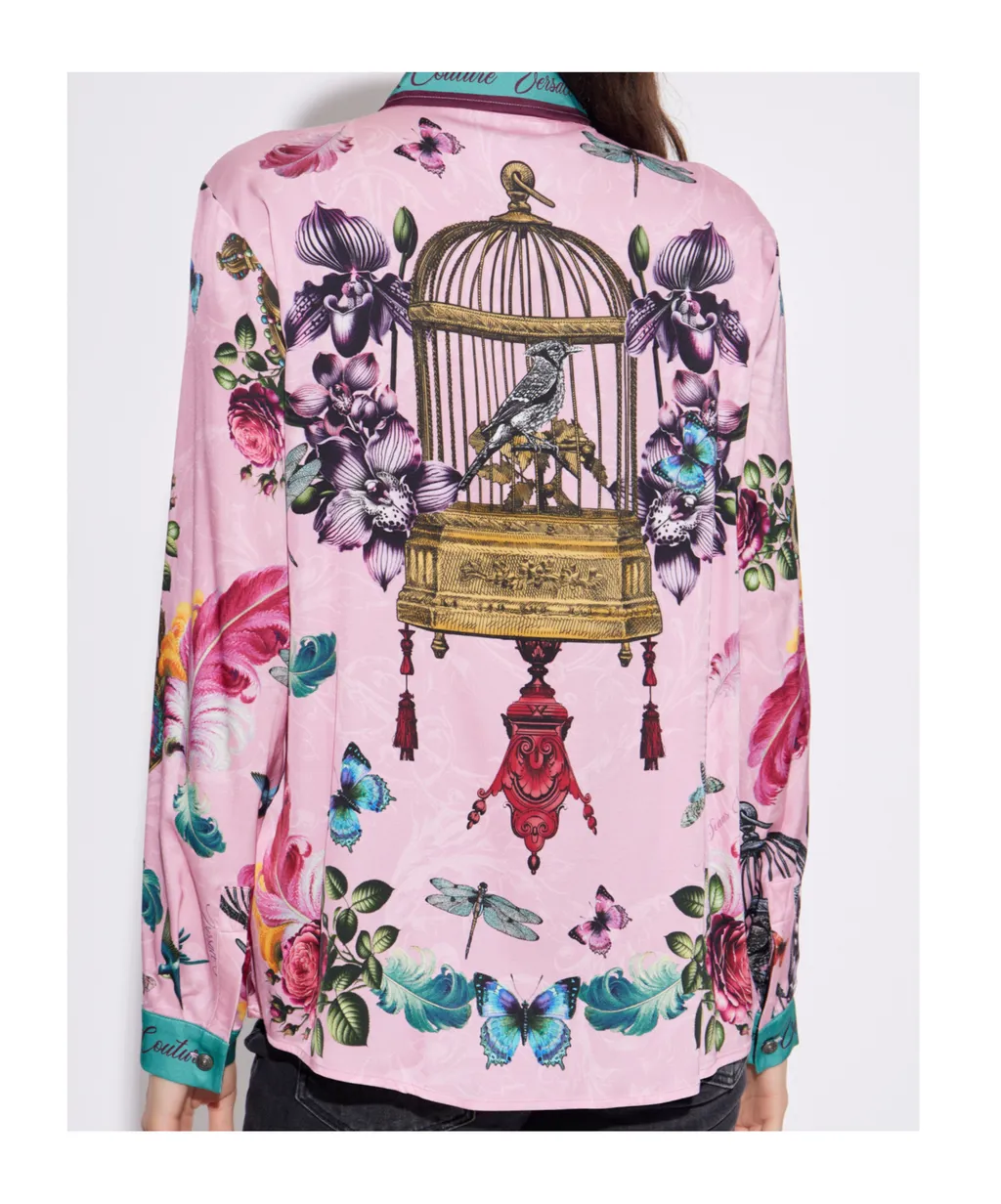 Patterned Long-Sleeved Shirt