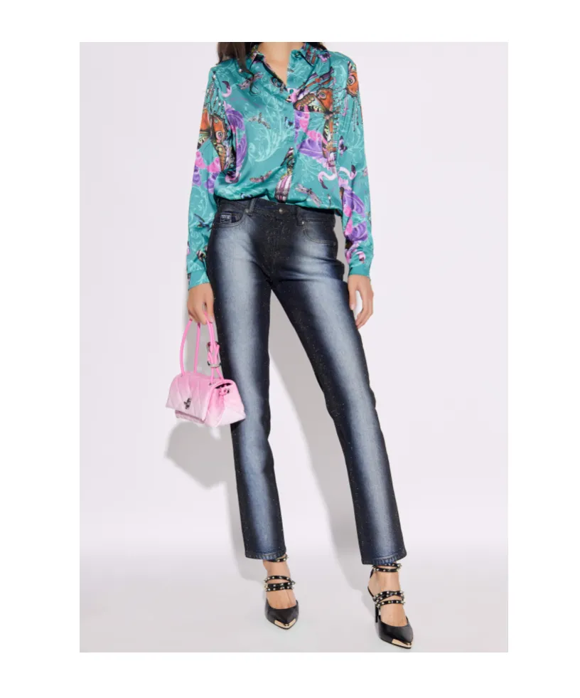 Patterned Long-Sleeved Shirt