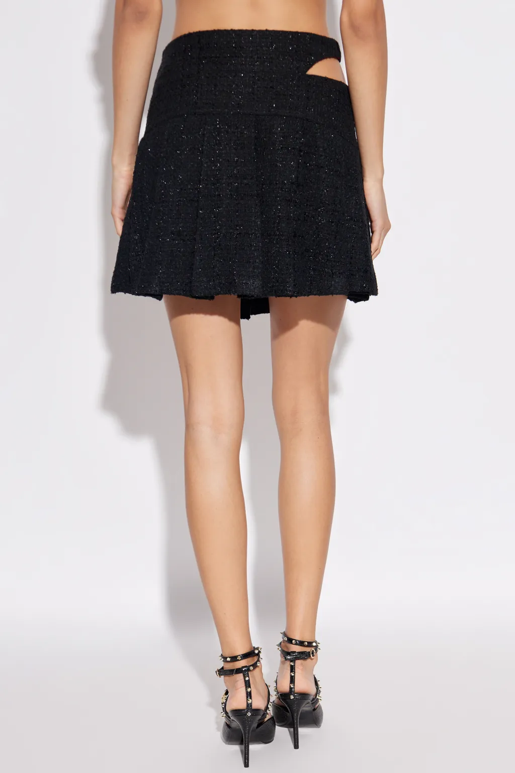 Pleated Mini Skirt