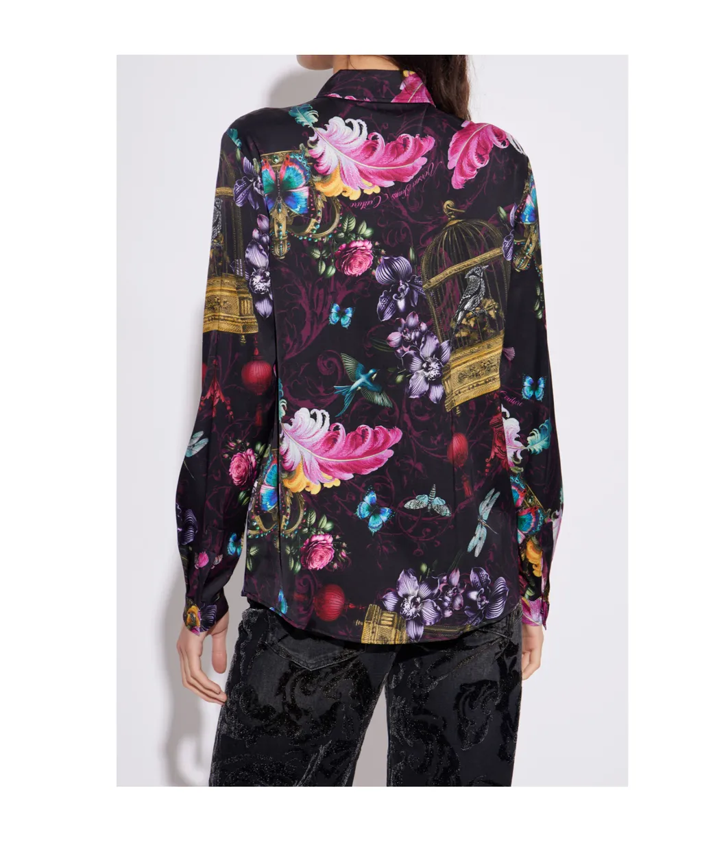 Patterned Long-Sleeved Shirt