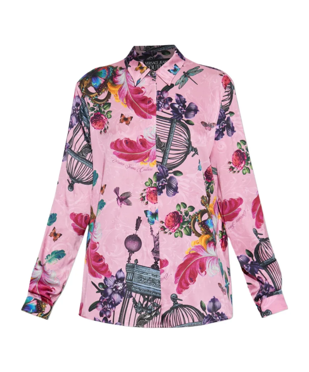 Patterned Long-Sleeved Shirt
