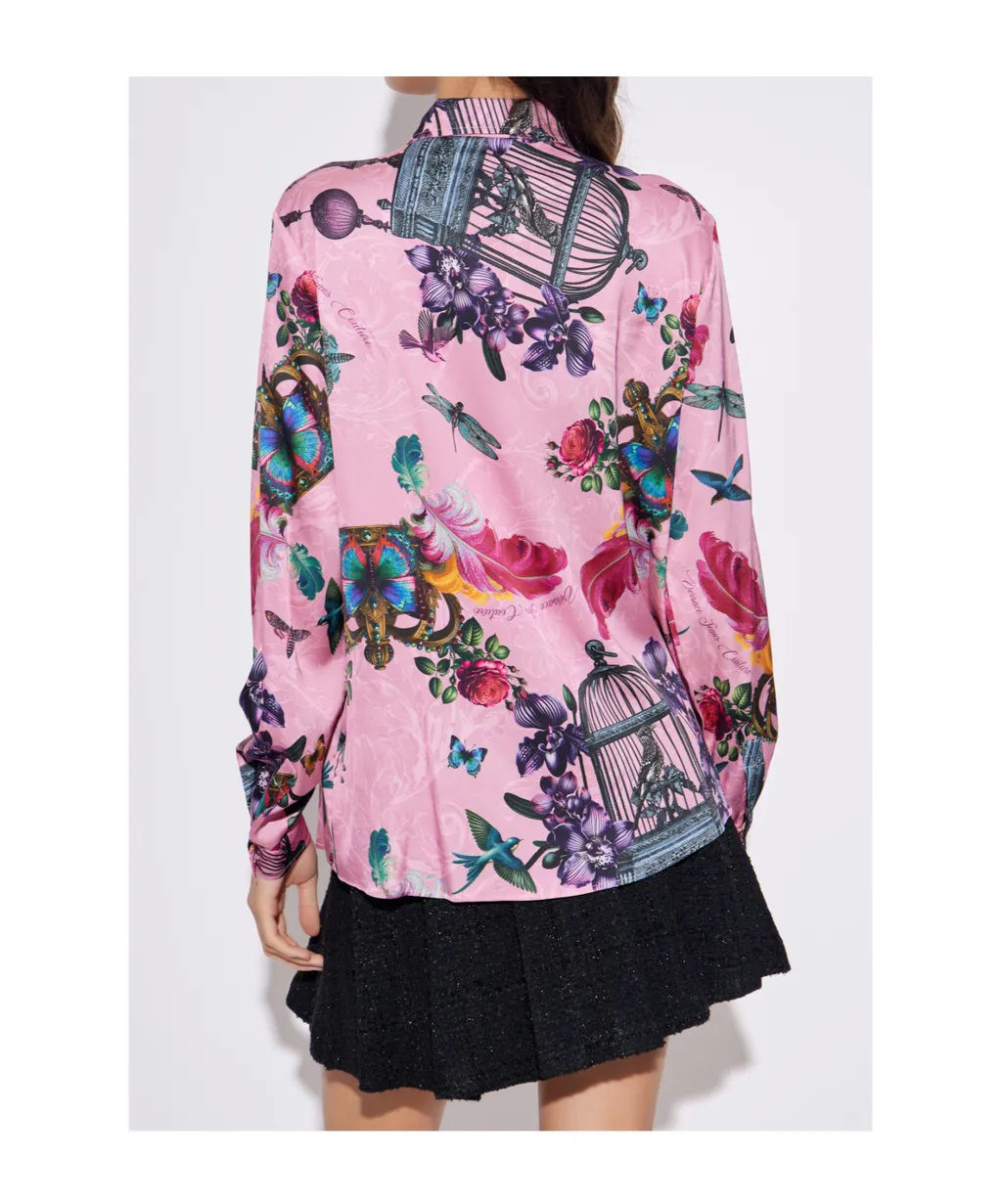 Patterned Long-Sleeved Shirt
