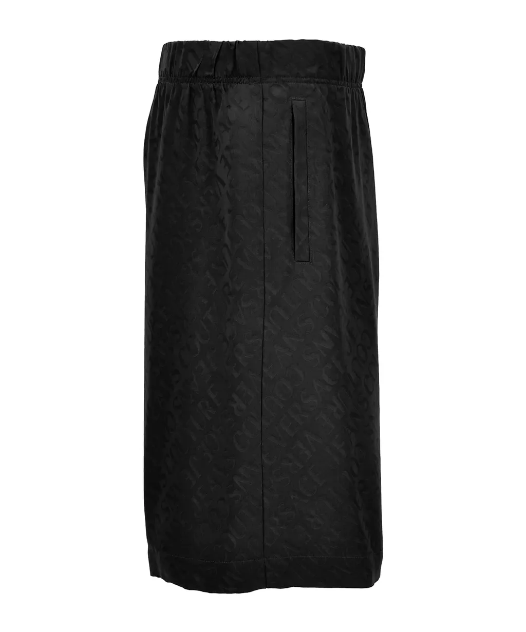 Allover Logo Knee-Length Shorts