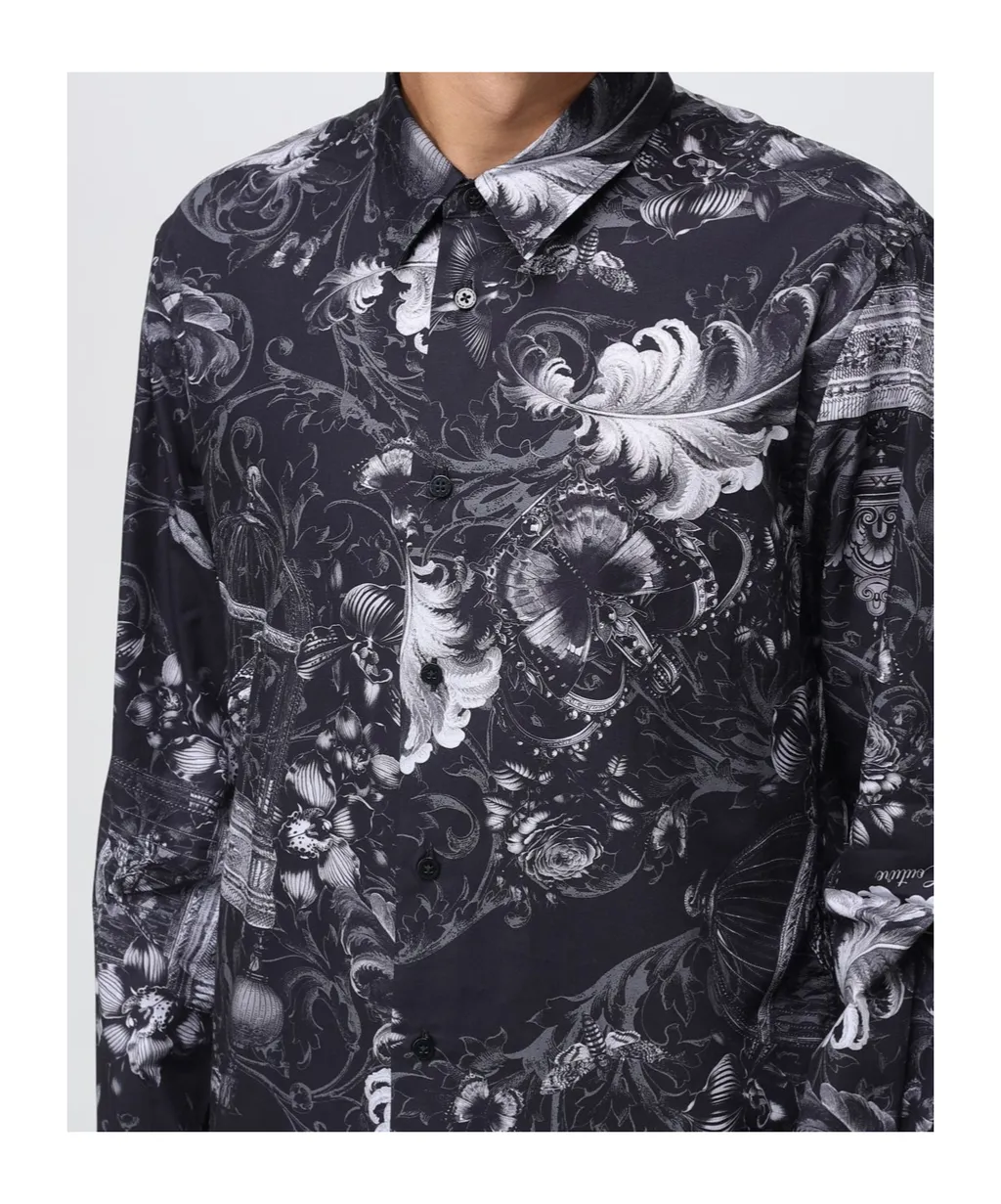 Patterned Long-Sleeved Shirt