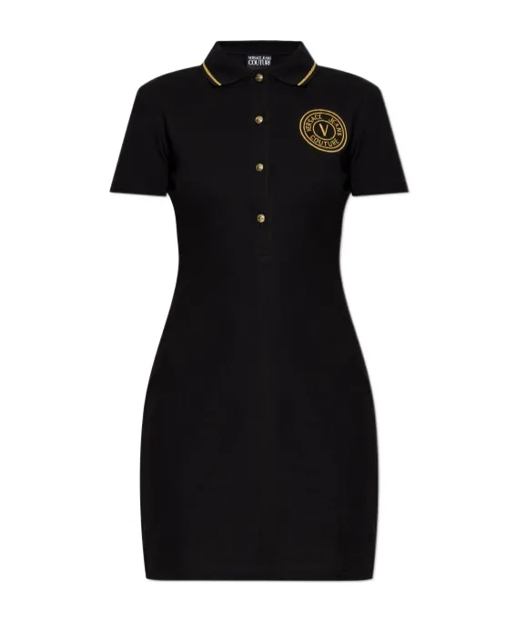 Logo Embroidered Polo Dress
