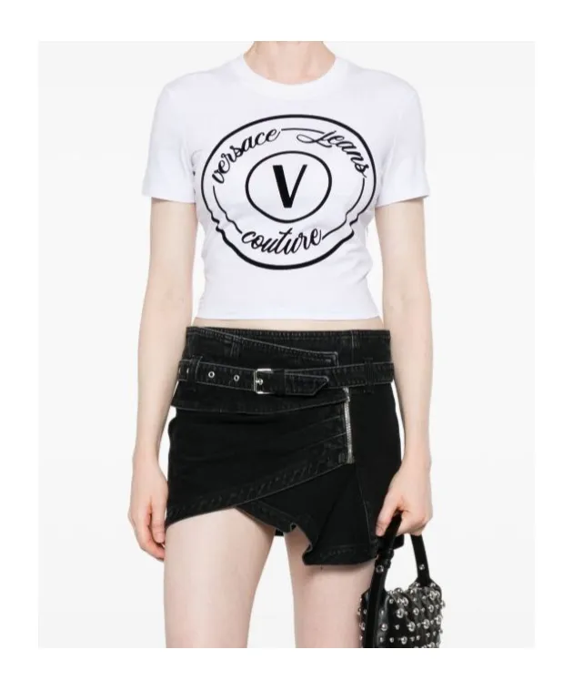 Circular Logo-Plaque T-Shirt