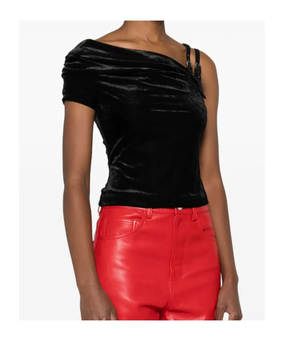 Velvet Off-Shoulder Top