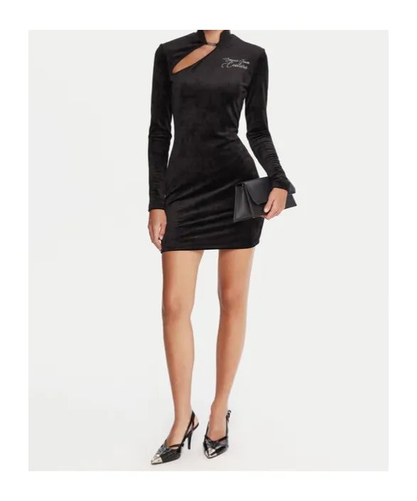 Logo Strap-Buckle Mini Dress
