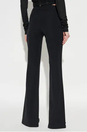 Front Slit Flared Trousers