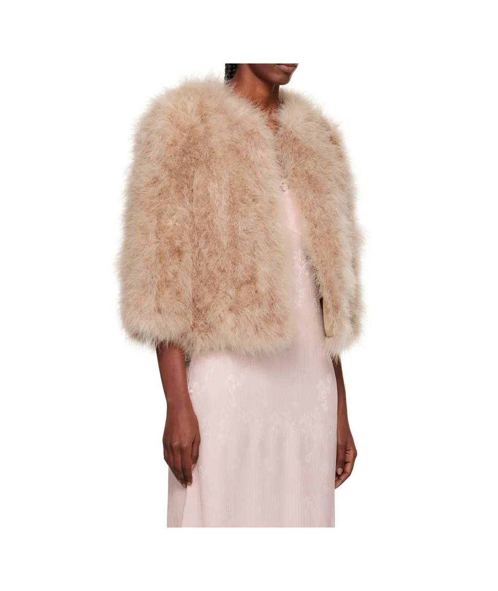 Short Feather Jacket