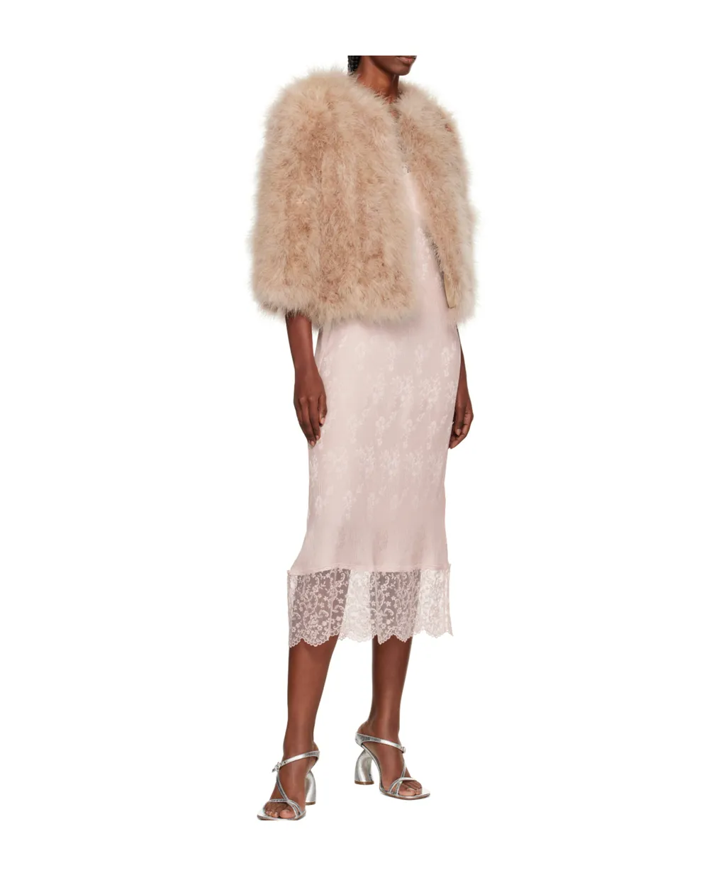 Short Feather Jacket