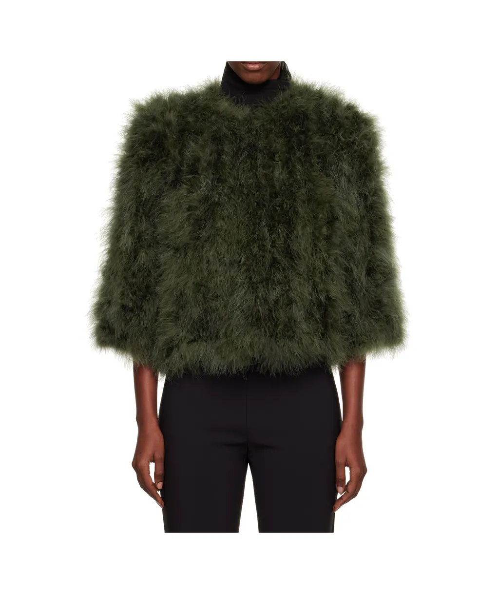 Short Feather Jacket