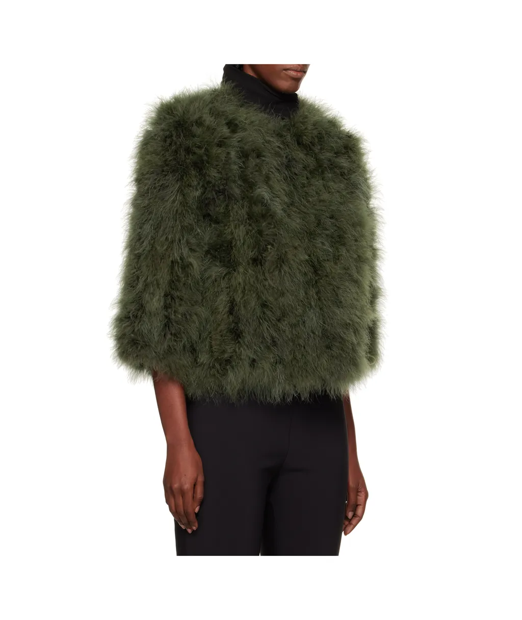 Short Feather Jacket