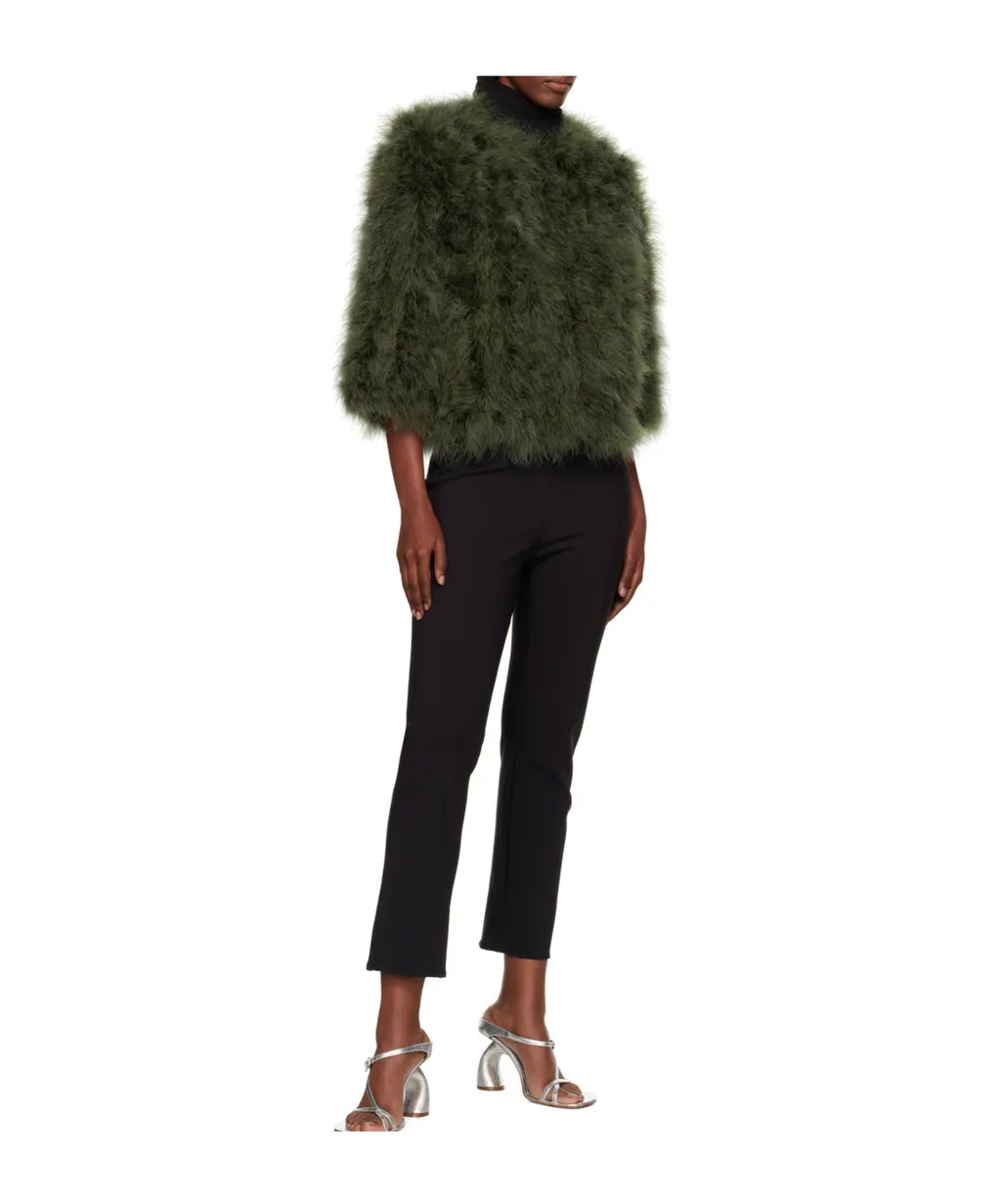 Short Feather Jacket