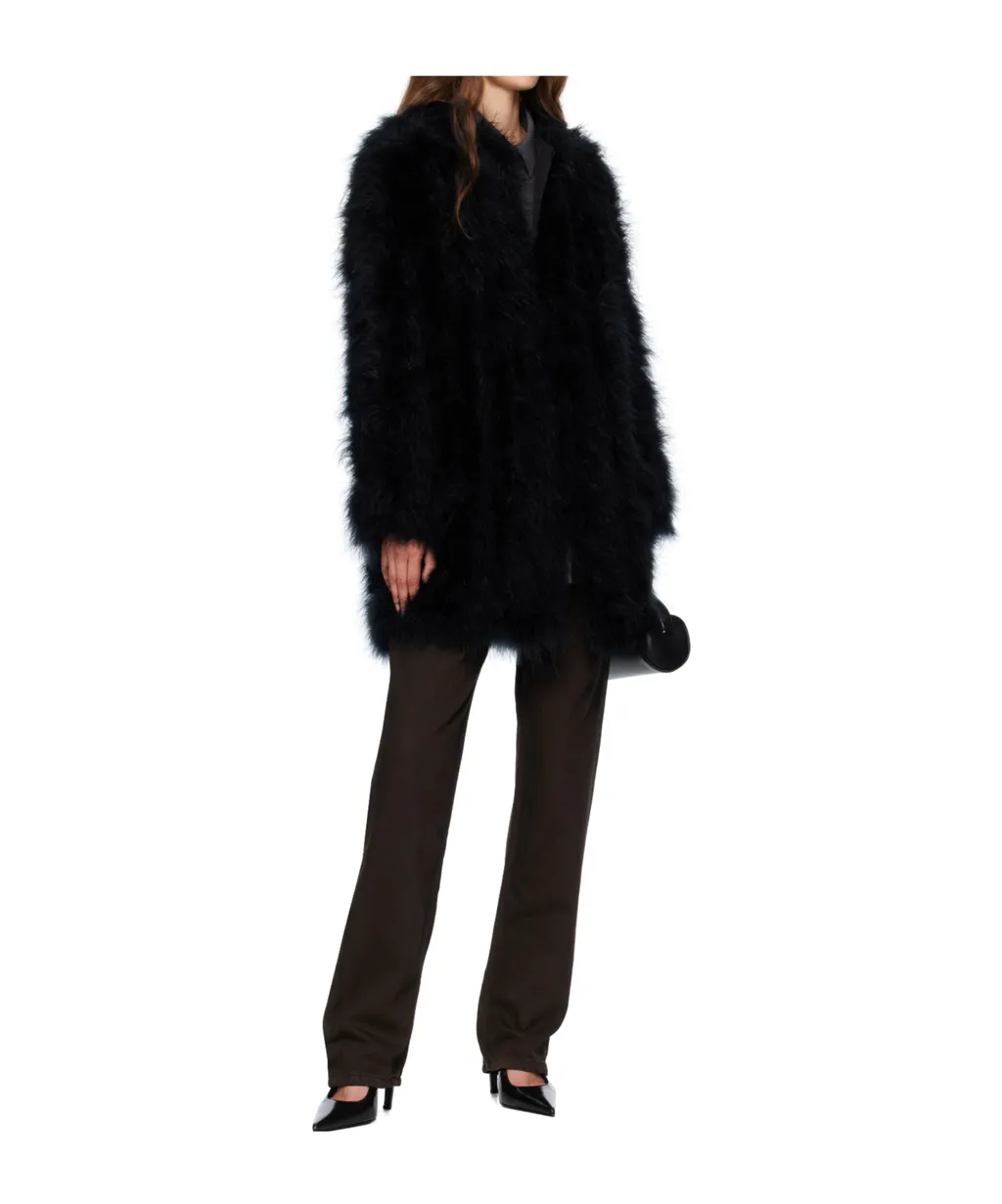 Long Feather Coat