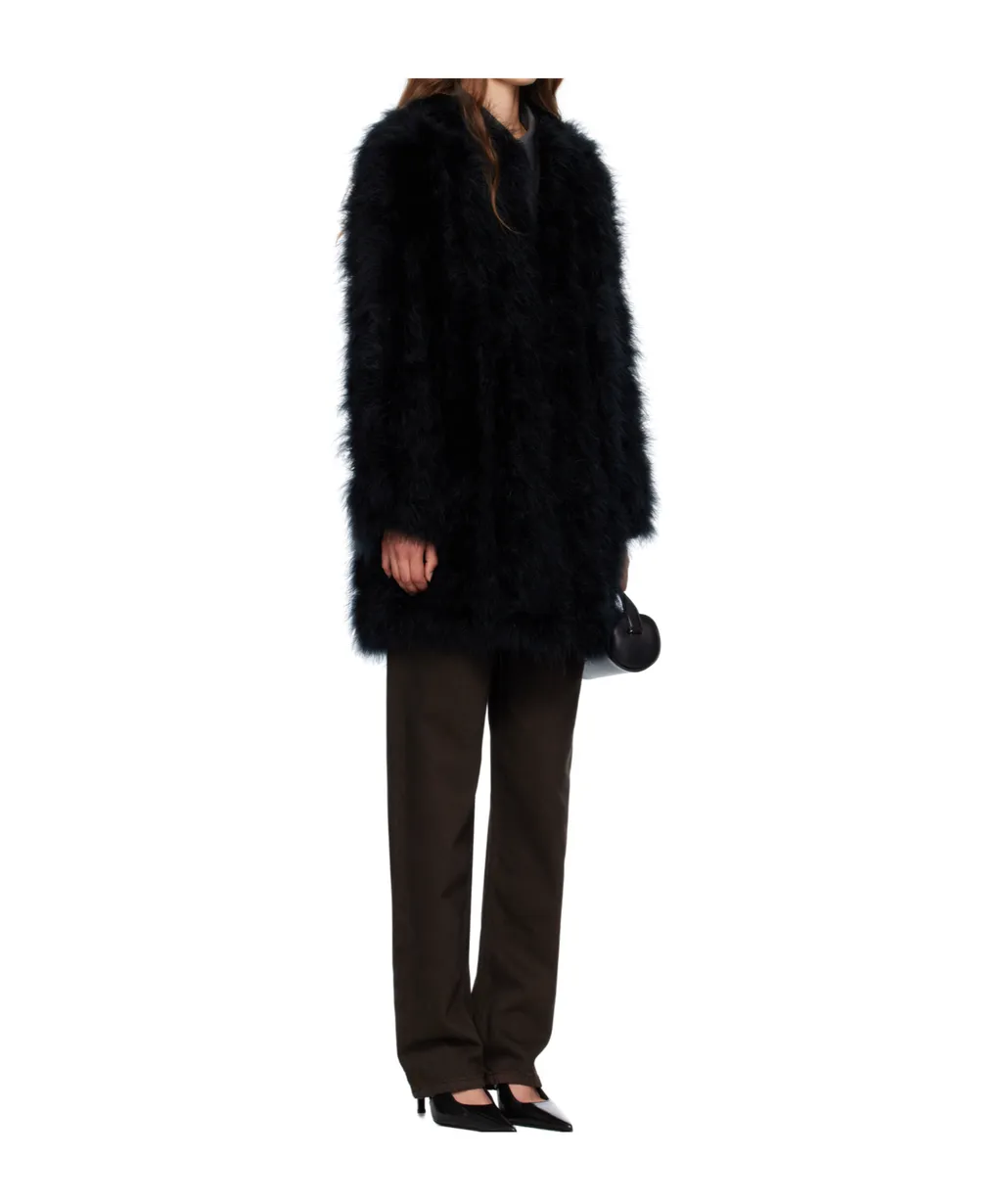 Long Feather Coat