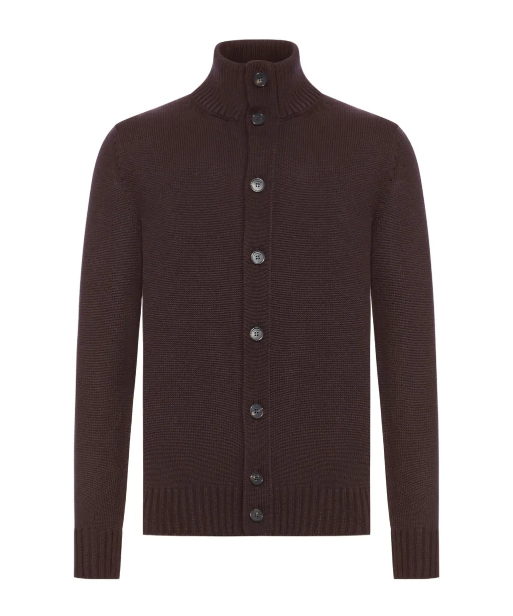 High Neck Cardigan